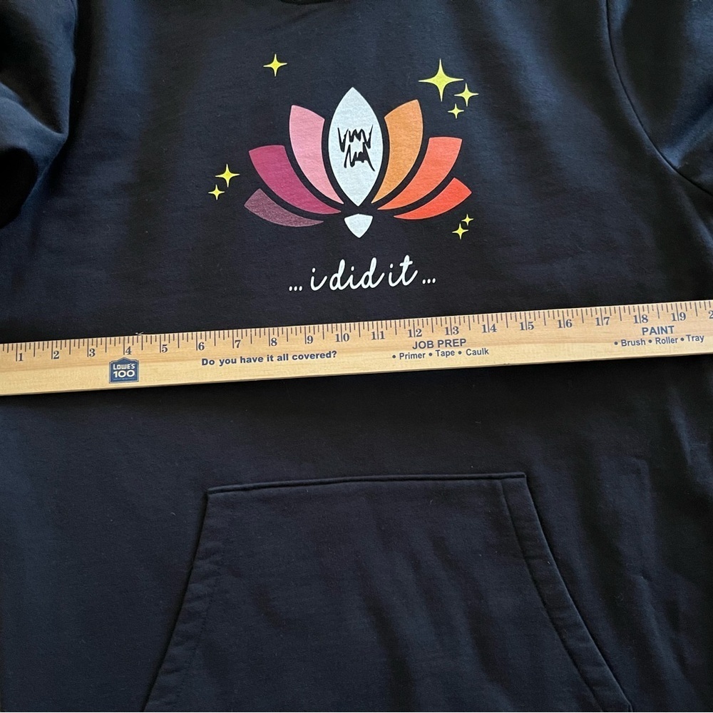Puma Lotus Flower Makayla Did Tik Tok Black Hoodie in size S - Picture 6 of 10